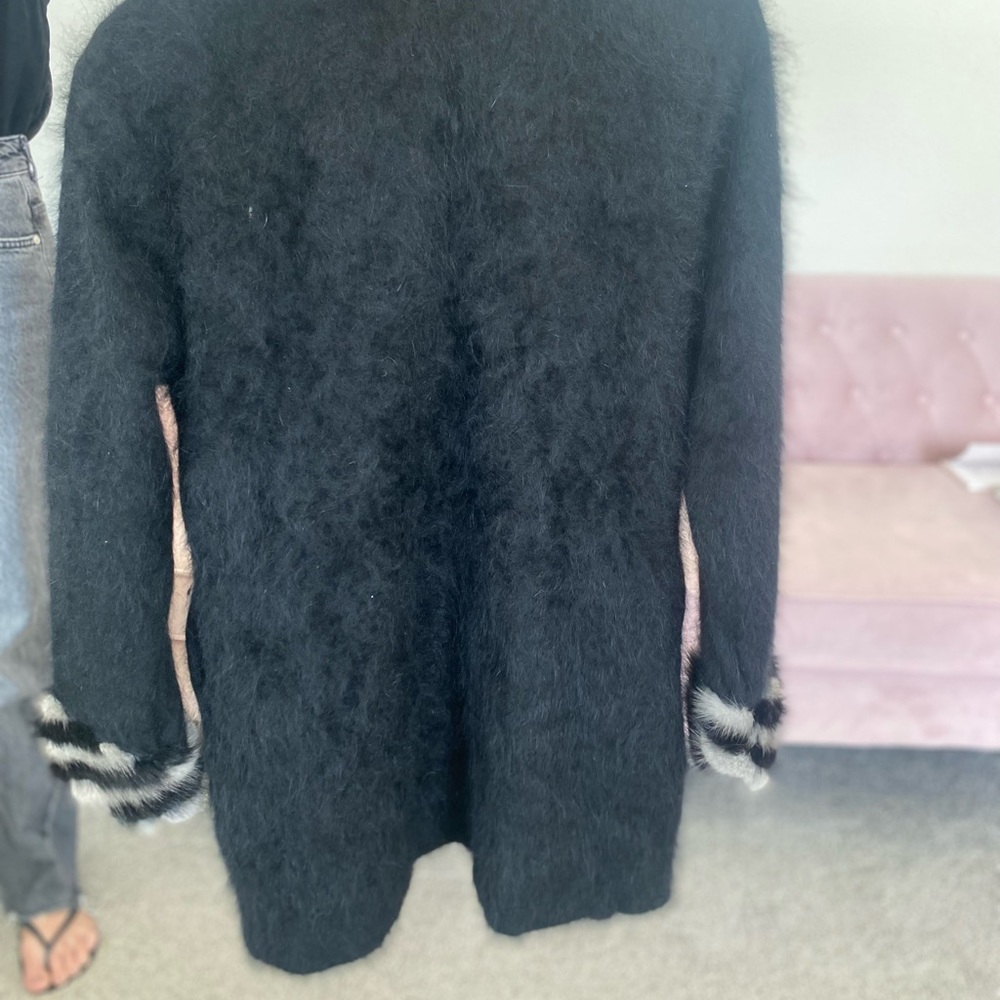 this is an Angora Stroller ( lightweight jacket) with mink trim - Picture 2 of 2